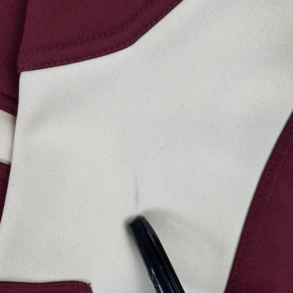 Boston College Eagles Reebok Fleece 1/4 Zip Pullover Chest Embroidered Men s L - Picture 11 of 12